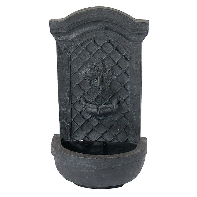 Sunnydaze Rosette Leaf Outdoor Wall Fountain