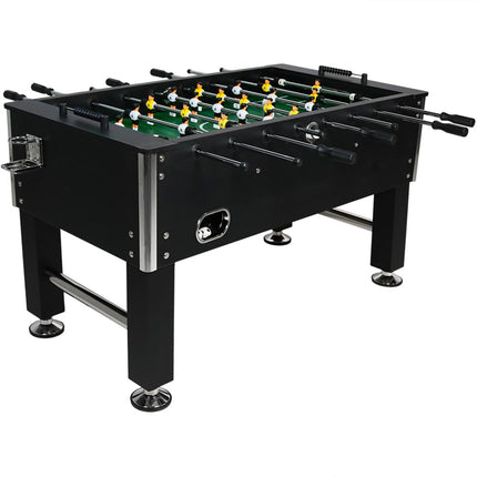 Sunnydaze 55 Inch Foosball Game Table with Drink Holders