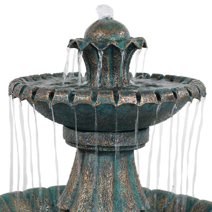 Sunnydaze Nouveau Tiered Garden Water Fountain, 41 Inch Tall