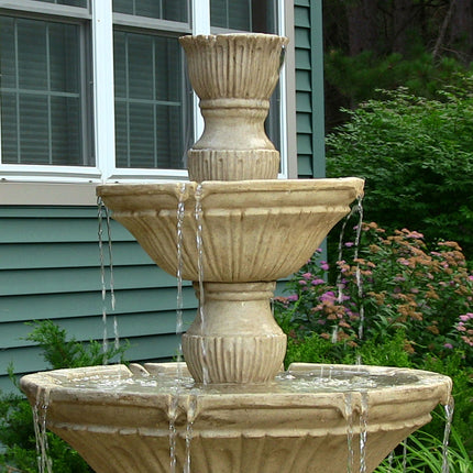 Classic 3-Tier Designer Fountain by Sunnydaze Decor
