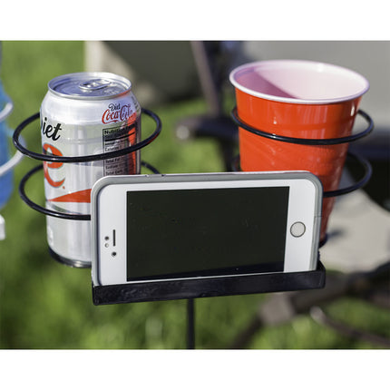 Sunnydaze Black and White Heavy Duty Outdoor Drink Holders