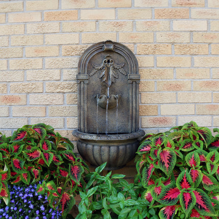 Sunnydaze Florence Outdoor Wall Fountain