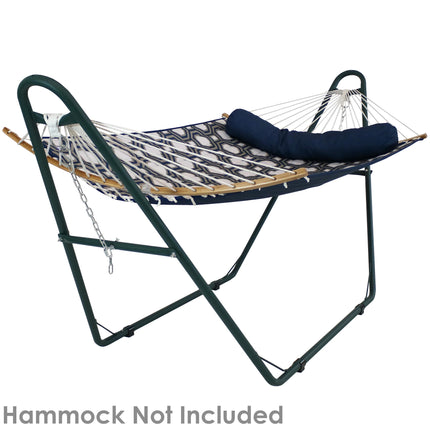 Sunnydaze Universal Multi-Use Heavy-Duty Steel Hammock Stand, 2 Person, Fits Hammocks 9 to 14 Feet Long, 550-Pound Capacity, Multiple Colors Available