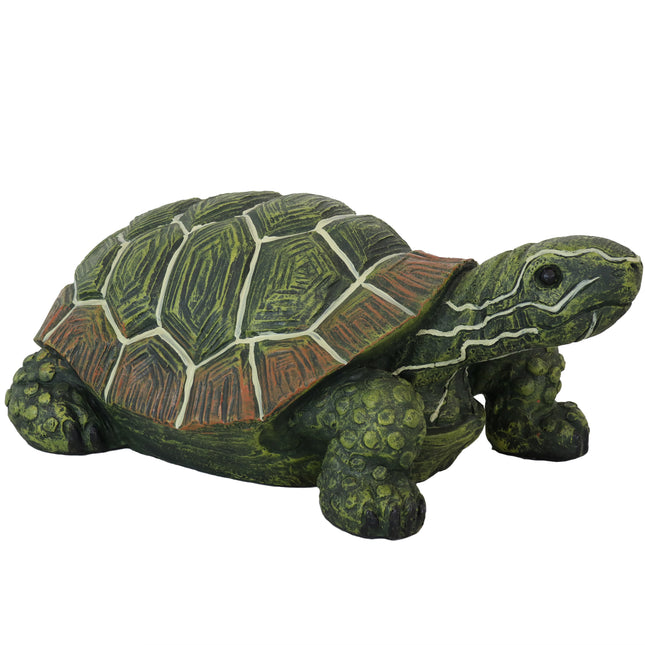Sunnydaze Terrance the Tortoise Indoor/Outdoor Garden Statue, 9-Inch Long