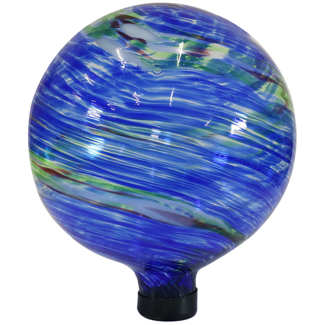 Sunnydaze Northern Lights Outdoor Garden Gazing Globe, 10-Inch