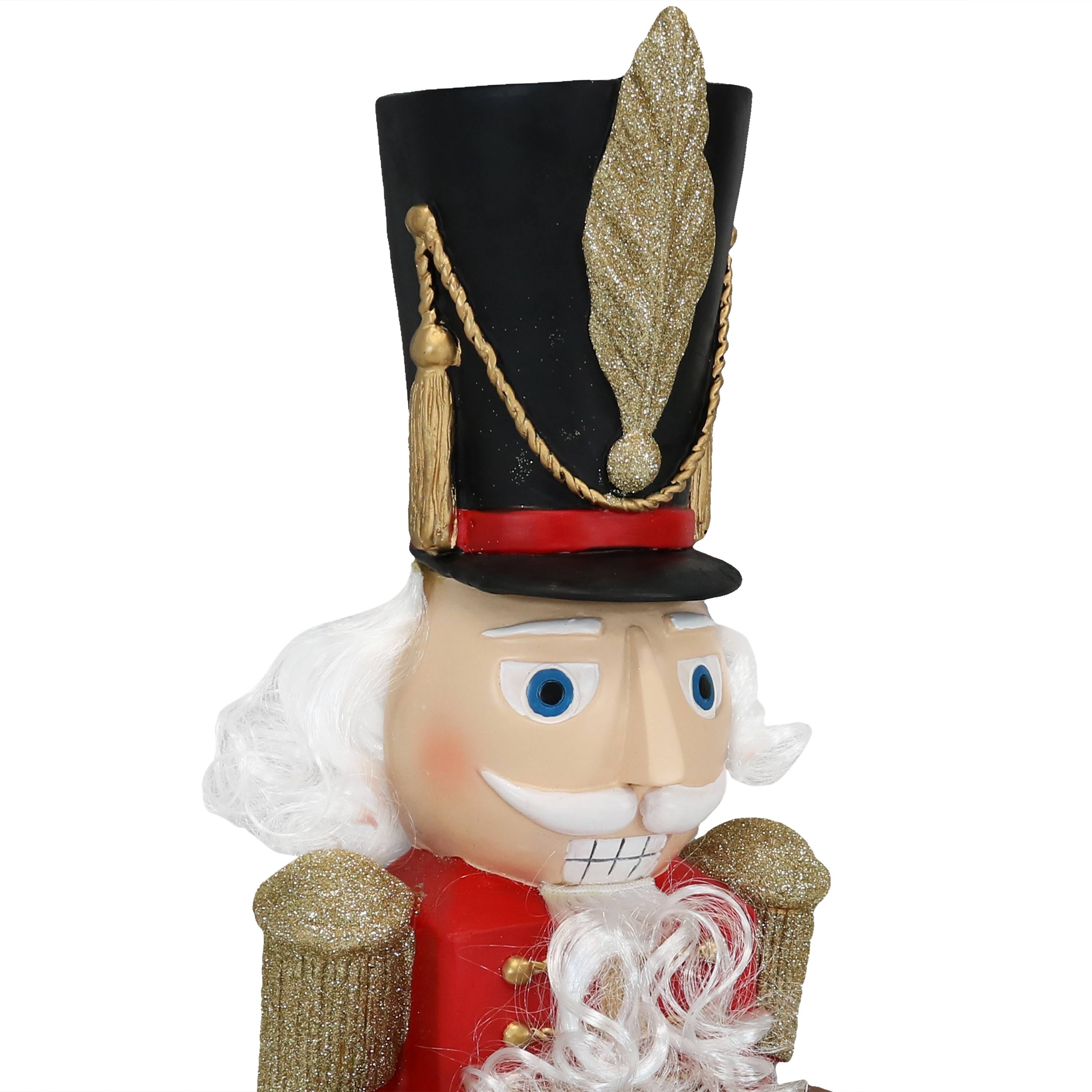 Sunnydaze Decor Sunnydaze Nutcracker Red and White Christmas