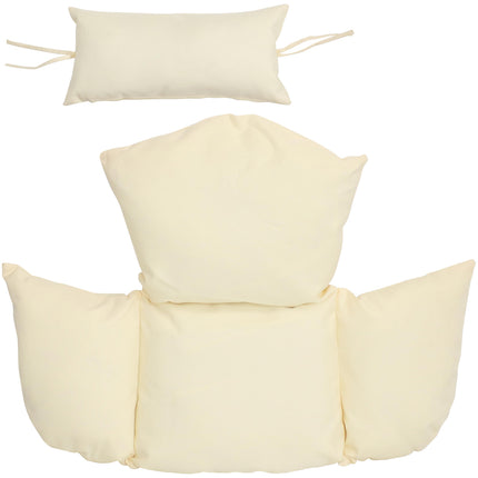 Sunnydaze Replacement Seat Cushion and Headrest Pillow for Penelope and Oliver Egg Chairs, Multiple Colors Available