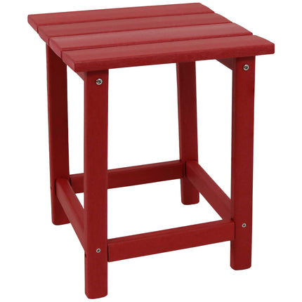 Sunnydaze All-Weather Outdoor Side Table - Multiple Colors