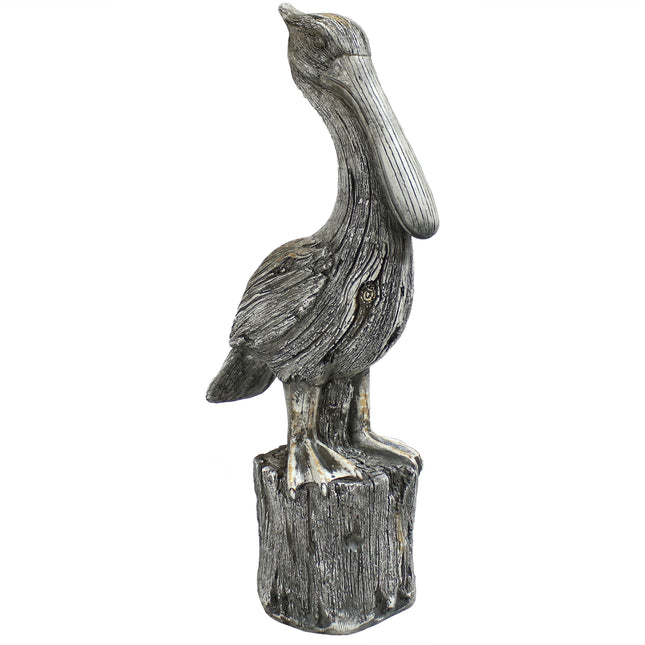 Sunnydaze Pelican's Perch Outdoor Garden Statue, 22-Inch