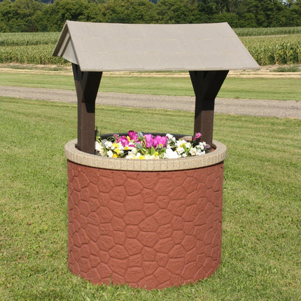 TankTop Covers Decorative Wishing Well Septic, Well, Lawn and Garden Enclosure Cover with Base and Roof