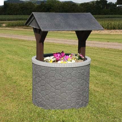 TankTop Covers Decorative Wishing Well Septic, Well, Lawn and Garden Enclosure Cover with Base and Roof