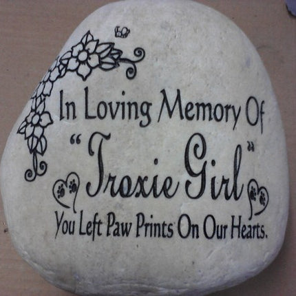 Engraved Pet Memorial - Customized to your Pet
