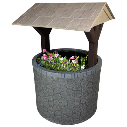 TankTop Covers Decorative Wishing Well Septic, Well, Lawn and Garden Enclosure Cover with Base and Roof