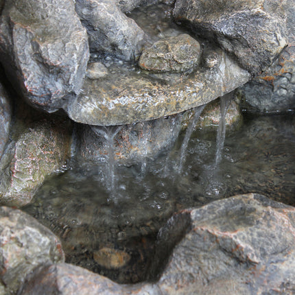 Sunnydaze Rocky Ravine Outdoor Water Fountain, 18-Inch