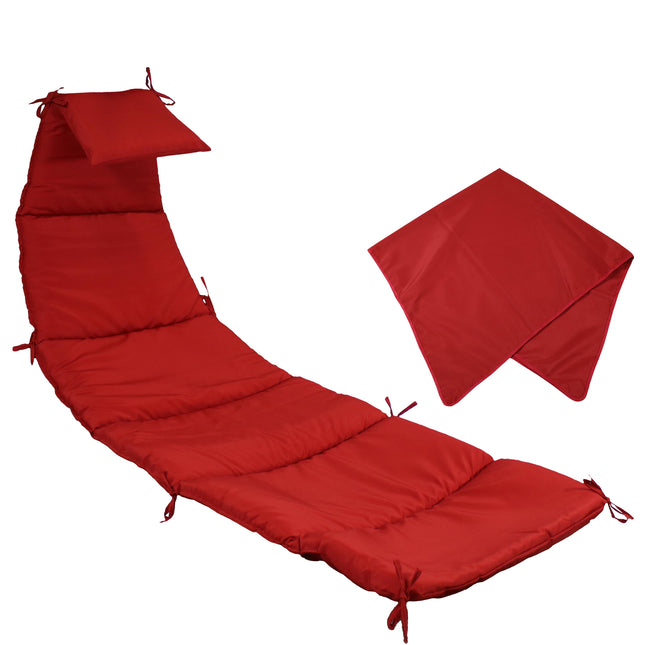 Sunnydaze Hanging Lounge Chair Replacement Cushion and Umbrella, Multiple Colors Available