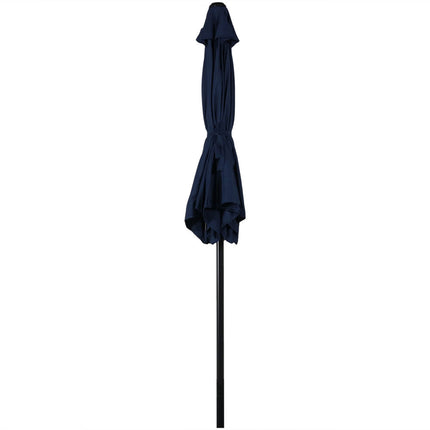 Sunnydaze Aluminum 7.5 Foot Patio Umbrella with Tilt & Crank