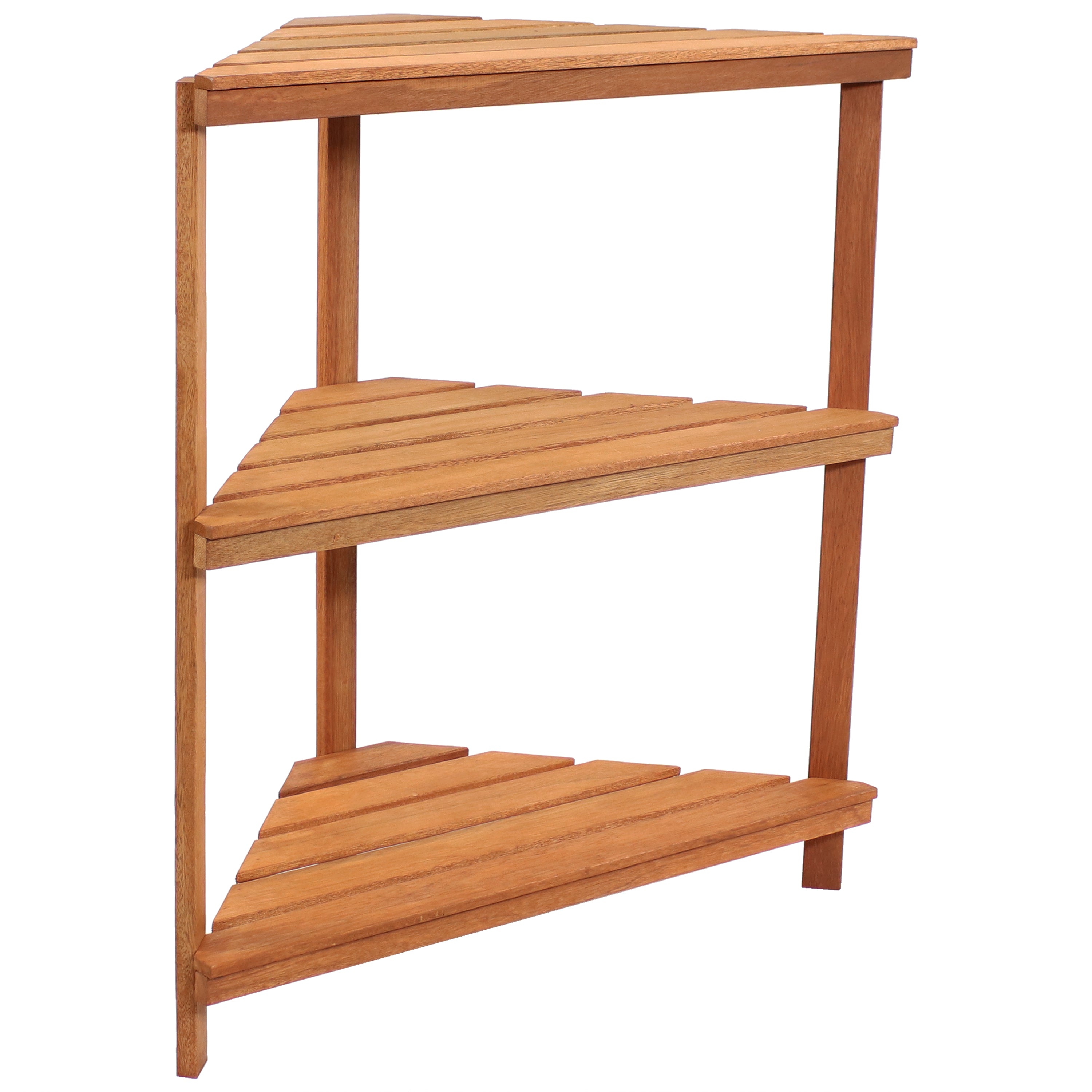 le petit jardin wooden 3-shelf indoor-outdoor plant stand Sunnydaze Meranti Wood 3-Tier Indoor/Outdoor Corner Plant Stand with Teak Oil Finish, 36-Inch – Serenity Health & Home Decor