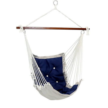 Sunnydaze Tufted Victorian Hammock Swing for Outdoor Use, 300-Pound Weight Capacity