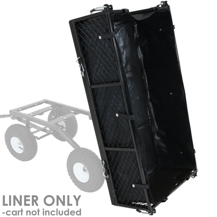 Sunnydaze Heavy-Duty Dumping Utility Cart Liner ONLY