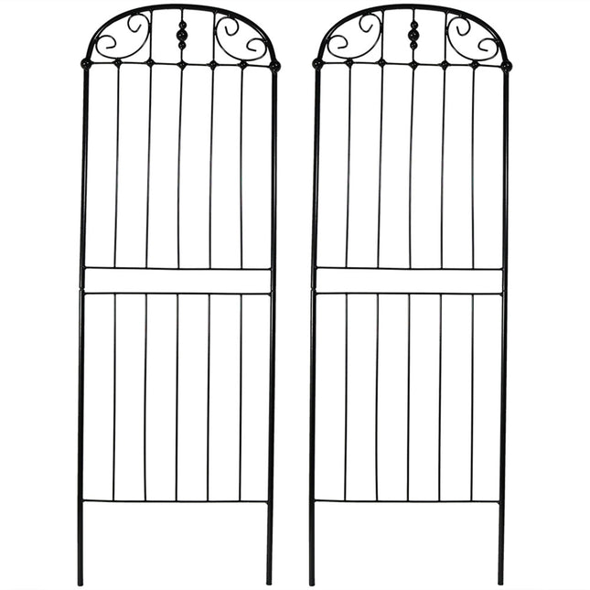 Sunnydaze 32 Inch Traditional Garden Trellis, Set of 2