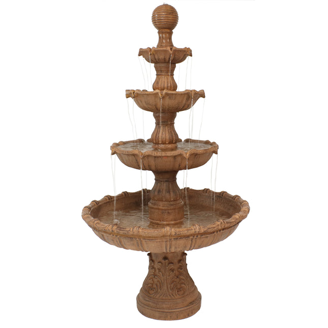 Sunnydaze Large Tiered Ball Outdoor Fountain