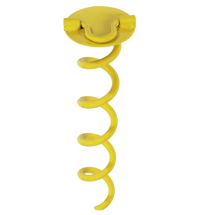 Sunnydaze Yellow Spiral Anchor, Multiple Sizes Available