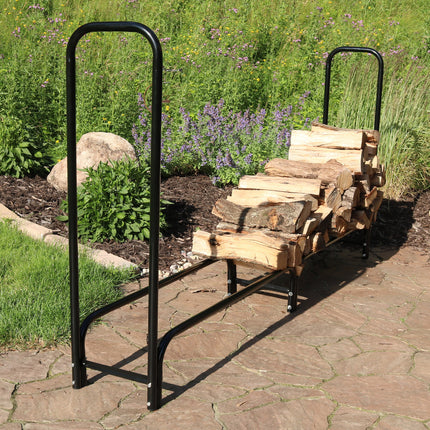 Sunnydaze 8-Foot Firewood Log Rack
